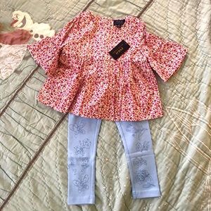 Ralph lauren top and pants new 4t